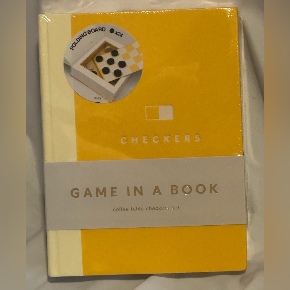 Checkers Game in a Book
